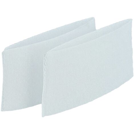 vhbw Set de 2x filtro de vellón protector compatible con Dirt Devil Popster aspiradora - blanco (1/5)