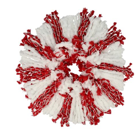 10 Cabezales De Repuesto Para Fregona - Microfibra Blanca, Compatible Con Vileda 152623