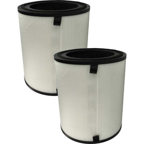 vhbw filtro HEPA compatibile con Levoit LV-H133-RF purificatore d'aria - Filtro di ricambio con filtro ai carboni attivi integrato