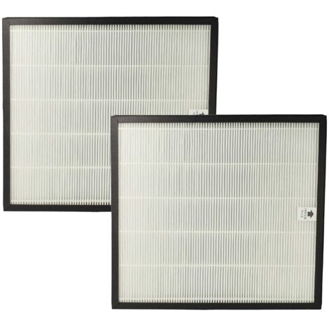 Vhbw 2 Filtri Aria Compatibili Con TCL Breeva A1/A1W - Prefiltro + HEPA 13 + Carbone Attivo