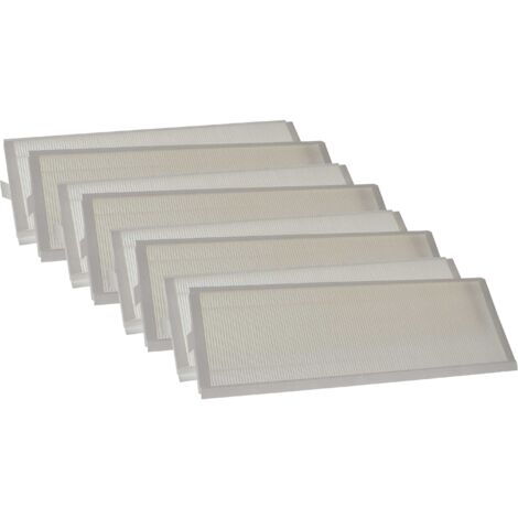 vhbw 8x Filtro G4 compatible con Zehnder ComfoAir Q450 TR Enthalpie, Q600 unidad de ventilación - Set de filtro, 50 x 16 x 4 cm blanco (1/5)