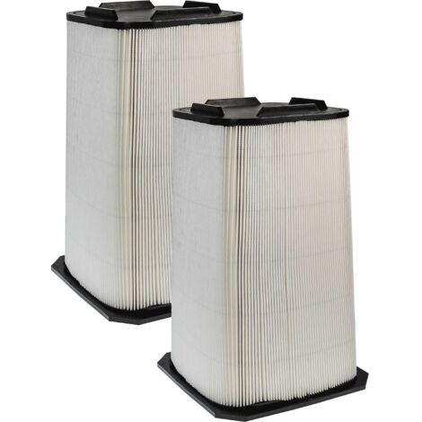 vhbw 2x Microfiltro reemplaza Dustcontrol 42896 para purificador de aire - Filtro de repuesto Negro Blanco (1/5)