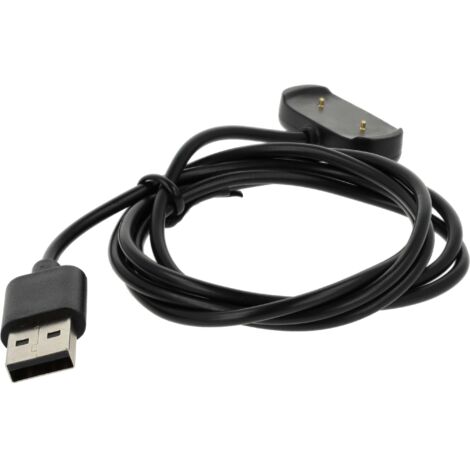 Vhbw Cavo Di Ricarica Per Huami Amazfit Bip S | Lunghezza 100 Cm | Nero | Ricambio USB Per Smartwatch
