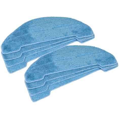 vhbw 8x paño compatible con Bagotte BG750, BG600, BG700, BG600MAX, BG800 robots fregasuelos - 4x paño (1/5)