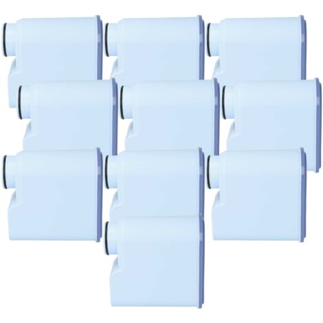 vhbw 10x Filtro de agua compatible con Philips serie 3000 HD8829/11, HD8823/01 máquina de café automática, cafetera exprés - azul claro (1/5)