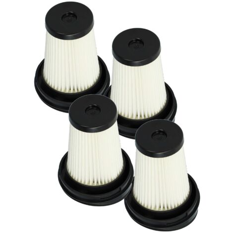 vhbw 4x Filtro plisado plano compatible con Grundig Domo 21.6V, GMN9080 aspiradora portátil de batería, - Elemento filtrante (1/5)
