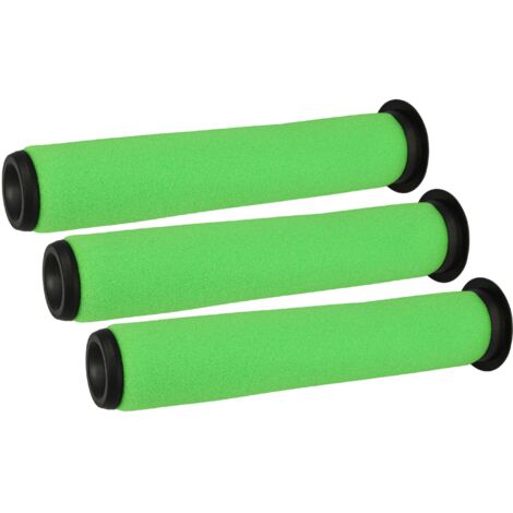vhbw 3x Filtro reemplaza Bissell 1611215 para aspiradora - filtro Hepa verde negro (1/5)