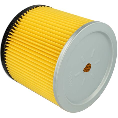 Vhbw Filtro A Pieghe Piatte Per Aspirapolvere - Sostituisce Bosch 2 607 432 001 (2607432001) - Diametro 18,7 Cm