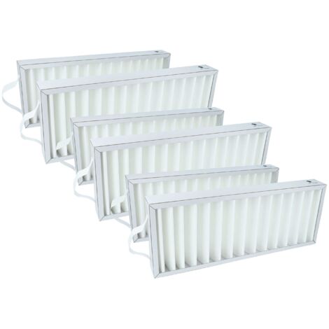 vhbw 6x Filtro compacto G4 compatible con Pluggit Avent P310 extractor, ventilador de baño, unidad de ventilación - Filtro de aire (1/5)