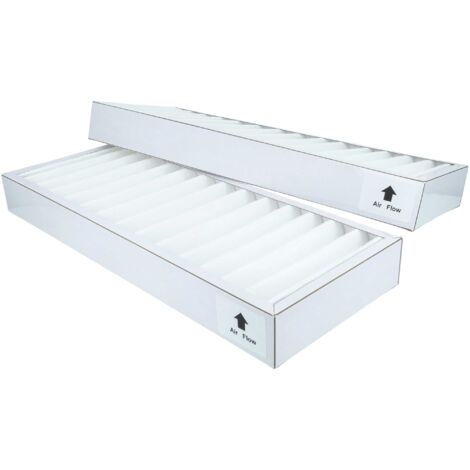 Lot De 6 Filtres Coniques G3 Blancs Pour Ventilation Vallox GEO - Remplacement Réf. 1765 / 394302 - Longueur 50 Cm - 3