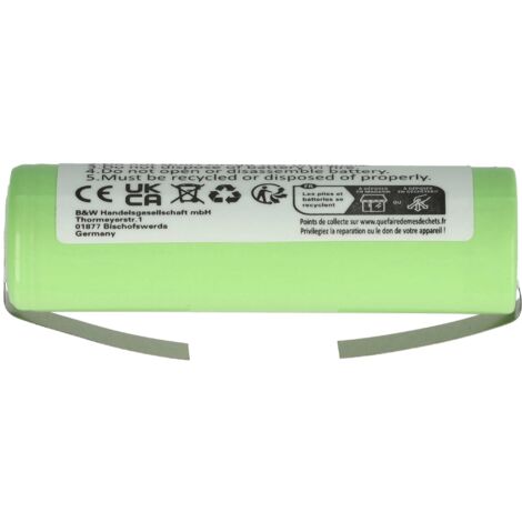 Akku Für Rasierer 3.6V 2300mAh NiMH Für BABYLISS T24, T24B, T24C, SHB16