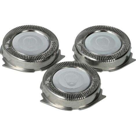 vhbw 3x Cuchilla de afeitar compatible con Philips PT725/14, PT725/15, PT725/16, PT725/17, PT725/20, PT725/41, PT730/14, AT752 - hojas de repuesto