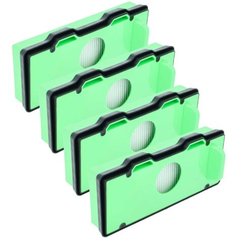 vhbw 4x Filtro reemplaza Rowenta ZR177002 para robot aspirador - Unidad de filtrado (1/5)