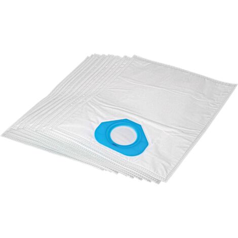 vhbw 10x bolsa compatible con Nilfisk 70GA, 84GS, GA-70, GA70, GM-80, GM-90, GM80, GM90, GS-80, GS-90, GS80, GS90 aspiradora - 30 cm x 22 cm blanco (1/5)
