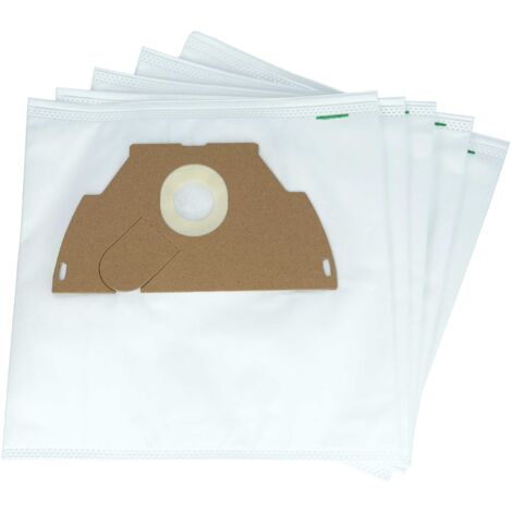 vhbw 10x Bolsa aspiradora compatible con Electrolux Jaguar 2000, Mondo II, TO 1110 Elyps aspiradora - vellón micro, 28 cm x 21,5 cm, blanco (1/5)