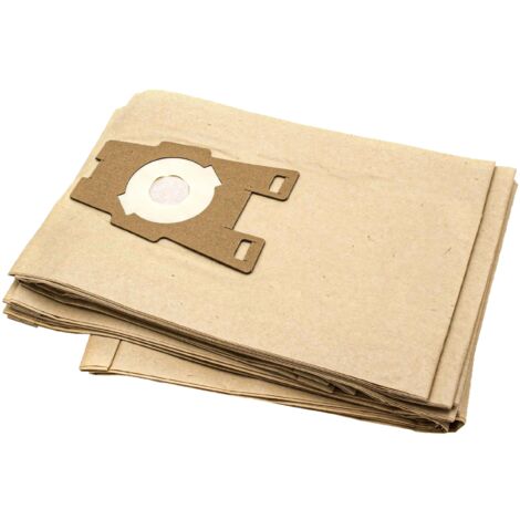 vhbw 10x sacchetto compatibile con Kirby G1, G2, G3, G4, G10 Sentria, G2000, G2001, G5 aspirapolvere - in microfibra, 31cm x 24,5cm, bianco