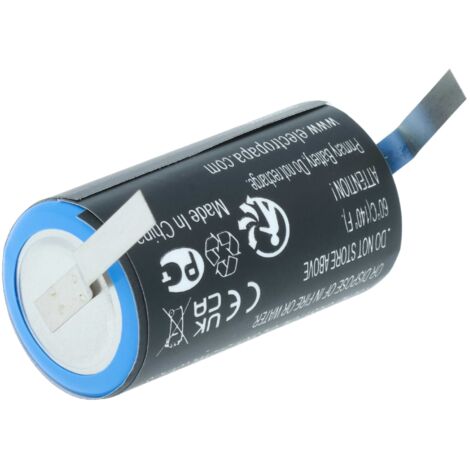 Batteria Di Ricambio 2700mAh Per Omron PLC - Modelli C, CV, CQM1 - Sostituisce 3G2A9-BAT08, C500-BAT08, ER17500V