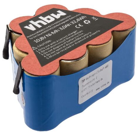 Vhbw Batteria NiMH Di Ricambio Per Aspirapolvere Dirt Devil M613, 800mAh, 14,4V, Compatibile Con R1-L051B E Altri