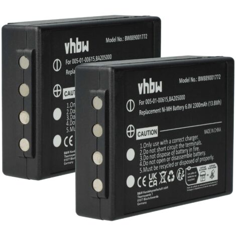 Vhbw Batería Compatible Con Teleradio PN-T19, TG-T11 Mando A Distancia Industrial Control Remoto 1800mah 3 7v Polimero De Litio 83906167