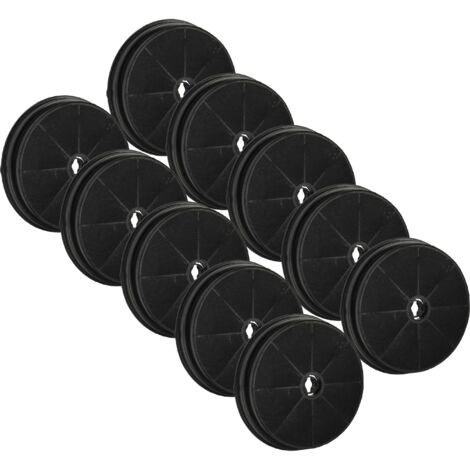 Vhbw 10x Filtro De Carbón Activado Compatible Con Respekta CH 22035 IXA, CH22078IX, CH22081IX