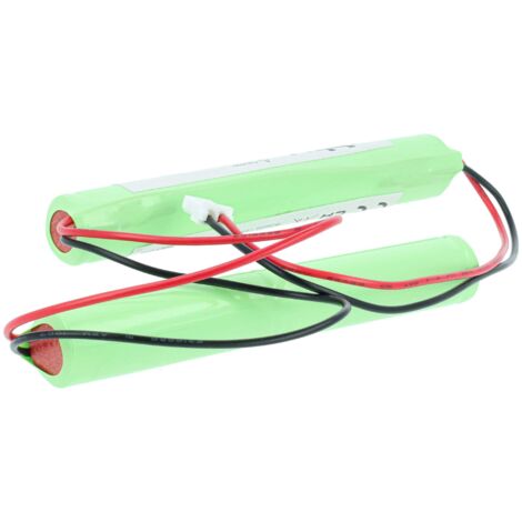 Vhbw 5 Batterie NiCd 2500mAh 3,6V | Compatibili Con BAES OVA TD210331 | Per Illuminazione Di Emergenza E Vie Di Fuga