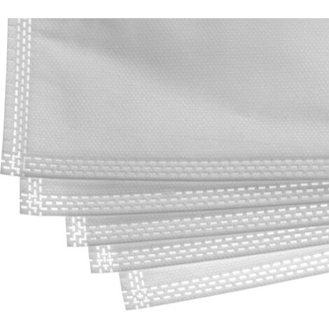 Vhbw 20 Sacchetti Microfibra Per Numatic NRV 370, NVP 370, NVQ 370 – 43x43 Cm, Bianco