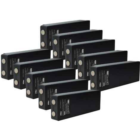Vhbw 2 Batterie Ricaricabili NiMH Per Radiocomando Scanreco RSC7220 – 3000mAh, 7.2V, Alta Potenza Per Uso Industriale