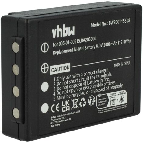 Batterie 2500mAh Ni-MH 3.6V Pour Télécommande Hetronic - Compatible CS 434, ERGO, NOVA, Mini, Etc. (Remplace 68300520, KH68300990...)