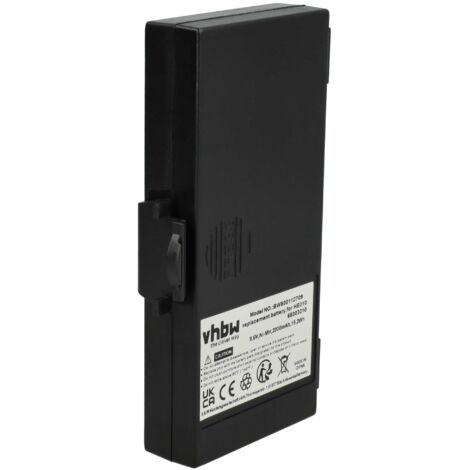 Batterie 9.6V 2000mAh Ni-MH Compatible Magnetek/Hetronic - Remplace 68303000, FBH-1200, Pour Radiocommandes GA/GL/GR - 2