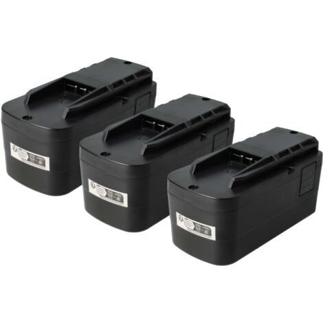 vhbw 3x NiMH batería 2000mAh (12V) para herramienta eléctrica powertools  tools Festo / Festool 398338, 497019, 498336,