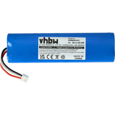 vhbw Batería compatible con Cecotec Conga Excellence 990 aspiradora, robot  de limpieza (2200mAh, 14,8V, Li