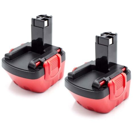 vhbw 2x batería reemplaza Bosch 2 607 335 709, 2 607 335 684, 2 607 335 692, 2 607 335 676 para, herramienta eléctricas (1500 mAh, NiMH, 12 V)