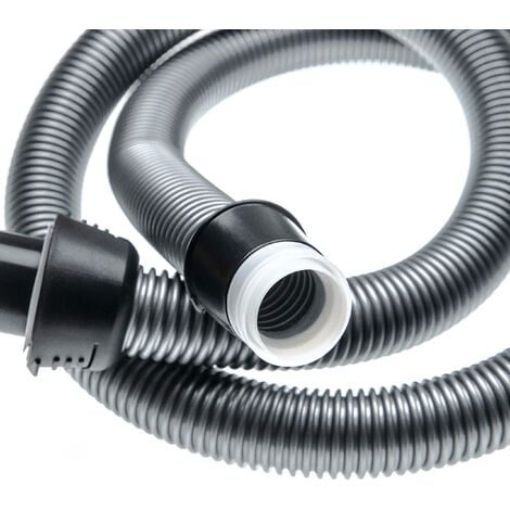 vhbw Tubo aspirador universal para aspiradora - conexión de 35 mm, 50 cm,  negro / plata