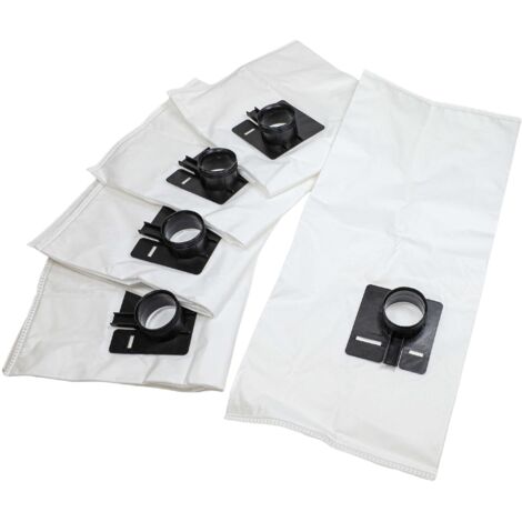 5 Bolsas Repuesto Aspiradora Vhbw - Vellón Micro, Compatibles Con Swirl E/P 46, E 20, K 222, MX 89, UNI 20