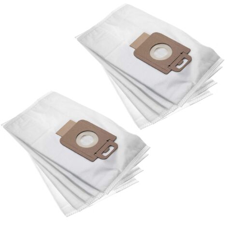 vhbw 10x bolsa compatible con Nilfisk Power Allergy, Energy Eco, P10, P  Animal, P Cleaner, P P40, P Select aspiradora - vellón micro, blanco