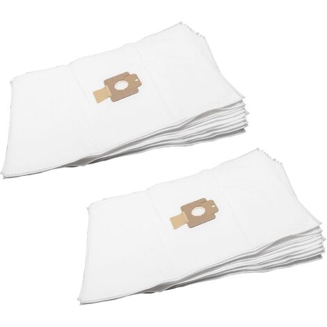 vhbw 20x bolsa reemplaza Nilfisk 107401157 para aspiradora - vellón micro, 79cm x 50,5cm, blanco (1/2)
