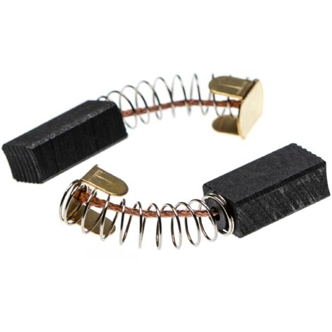 vhbw 2x escobilla carbono motor carbones 18 x 9,5 x 6,5 mm compatible con AEG BBS 100, BBSE 100, HBS 100, HBSE 100 herramientas eléctricas (1/3)