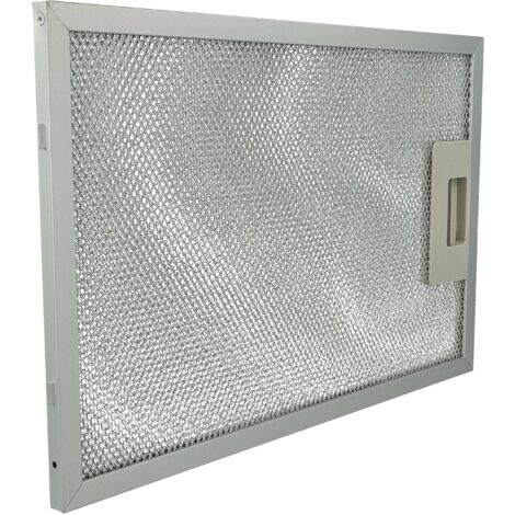vhbw Filtro metálicos de grasa compatible con Teka DM-70 VR03, DM-70VR02, DM70 VR.03, DM70VR02, DM70VR03 campana extractora, aluminio