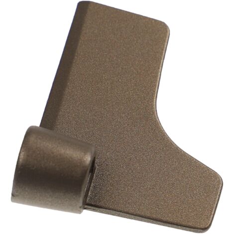 vhbw Varilla amasar compatible con Panasonic SDZB2512KXE, SD-ZD2010KXH, SD-ZP2000WXE panificadora - Batir, 6,7 x 5 cm, aleación de aluminio, gris (1/4)