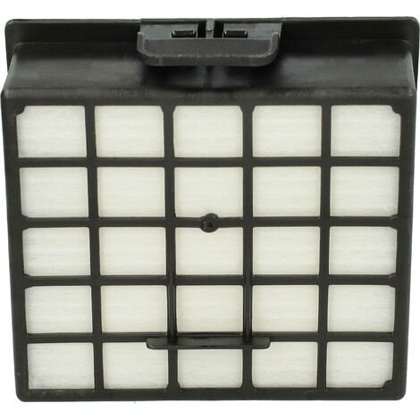 vhbw 1x filtro a pieghe piatte compatibile con Aqua Vac Hobby 11, 22, 24, 33, 36, 44, 1000 aspirapolvere - nero / bianco