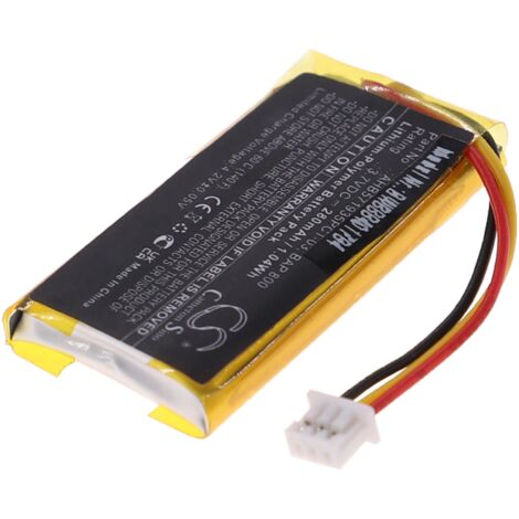vhbw Batterie Remplacement pour Sennheiser AHB702535PCT-01 pour Casque Audio, écouteurs sans Fil (500mAh, 3,7V, Li-polymère