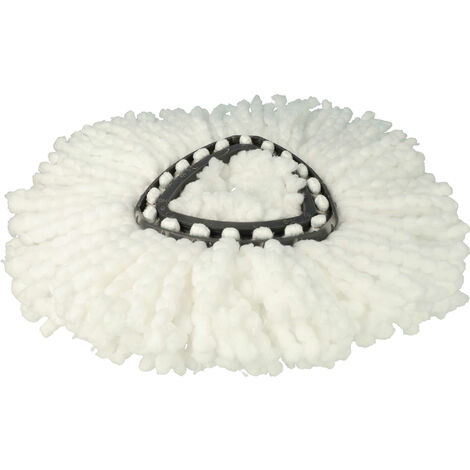 Serpillère Triangle Remplacement Têtes De Serpillère Vileda Turbo EasyWring - Microfibre Lavable - Lot De 4 - Pour Nettoyage Humide/sec Rechange Easywring