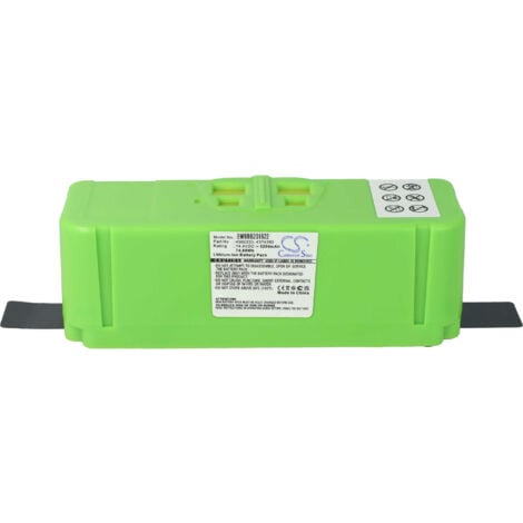 vhbw Batería compatible con iRobot Roomba Series 600, Series 800, Series  900 robot limpieza (5200 mAh, 14,4 V, Li-Ion)