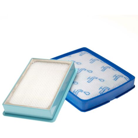 Vhbw Set 2 Filtri Per Aspirapolvere – Sostituisce Philips CP0617+CP0616 E FC8003/01 – Filtro Motore E Aria