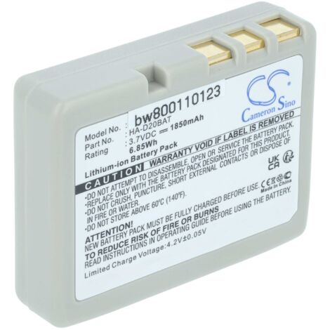 vhbw batteria compatibile con Airis PhotoStar VC001, VC004 fotocamera digitale DSLR (1000mAh, 3,6V, Li-Ion