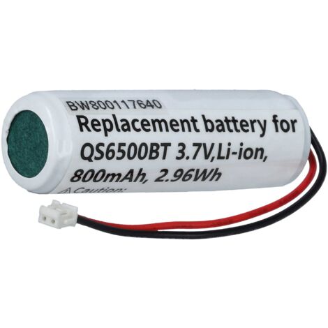 Vhbw Akku 800mAh Für Datalogic Barcodescanner - Kompatibel Mit QS6500BT