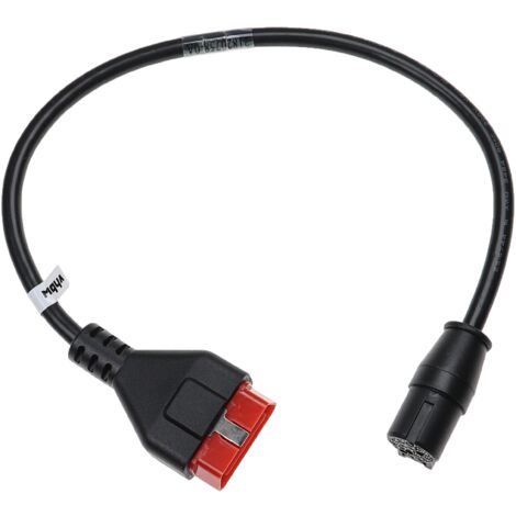 vhbw Adaptador OBD2 CAN clip 19 polos a toma estándar OBD2 de 16 polos compatible con Dacia coche, vehículo - 54 cm (1/3)