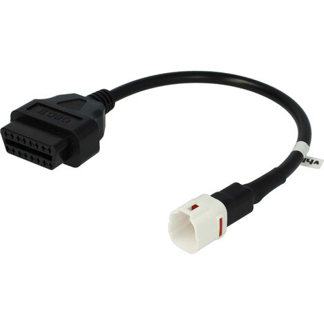 vhbw adattatore OBD2 OBD2 4 Pin su OBD2 16Pin compatibile con Yamaha