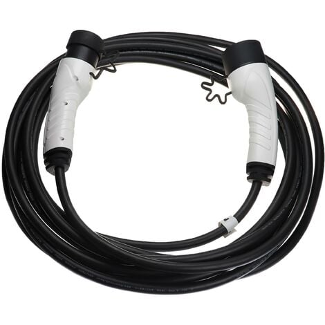 vhbw Cable carga tipo 2 a tipo 2 compatible con MINI Electric coche  eléctrico - Cable conexión, 1 fase, 16 A, 3,5 kW, 7 m