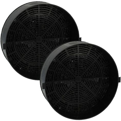 vhbw 2x filtro de carbón activado compatible con Camino AEF3810X 942640947 campanas cocina - 16 cm (1/5)